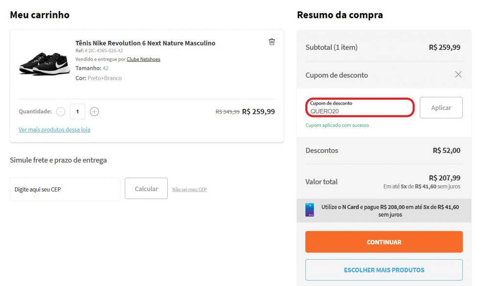 Cupom Netshoes Primeira Compra